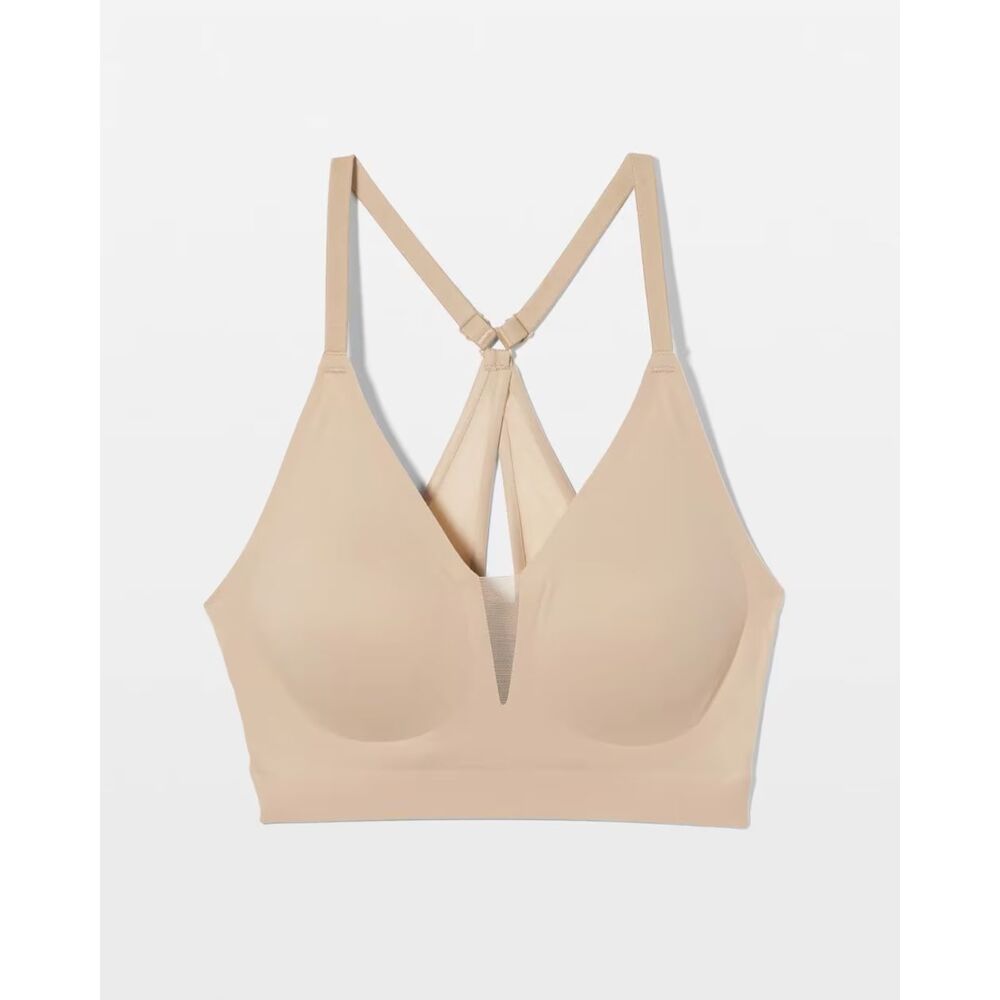 Soma XXL Bralette Enbliss Racerback Bonded Nude EUC